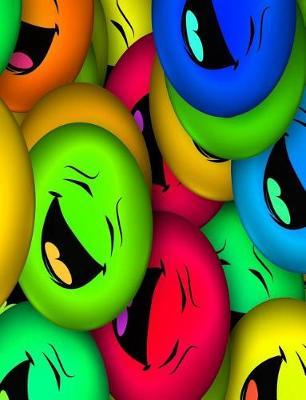 Laughing Faces Notebook: Wide Ruled 100 sheets/200 Pages 7.44 X9.69