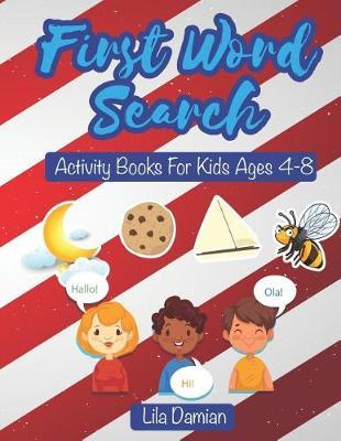 First Word Search: Activity Books for Kids Ages 4-8, Easy First Words