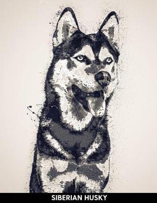 Siberian Husky: Notebook with Alternate Lined and Blank Pages for Writing & Drawing