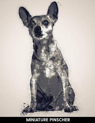 Miniature Pinscher: Notebook with Alternate Lined and Blank Pages for Writing & Drawing