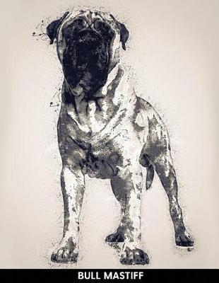 Bull Mastiff: Notebook with Alternate Lined and Blank Pages for Writing & Drawing