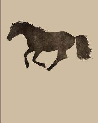 Wild Horse Composition Book: Blank College Ruled Lined Notebook for Equestrians and Horse Lovers