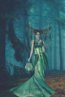 Book of Shadows: Dark Wood Elf Blank Grimiore Spell Book