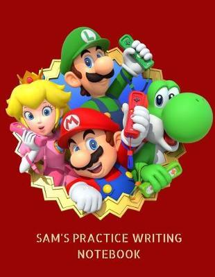 Sam's Practice Writing Notebook: Back to School Interlined Handwriting Journal for Boys