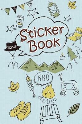 Sticker Book 02: Stickers for Boys for Girls gift Blank Sticker Book, 6 x 9, 100 Pages