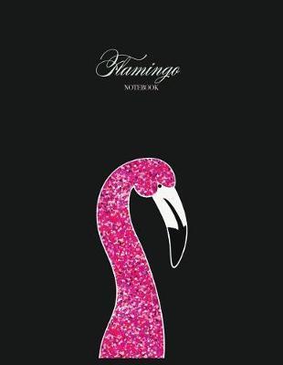 Notebook: Flamingo cover and Dot pages, Extra large (8.5 x 11) inches, 110 pages, notebooks and journals