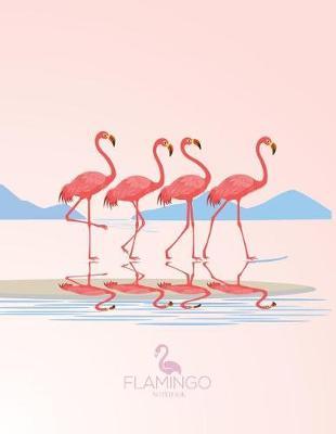 Notebook: Flamingo cover and Dot pages, Extra large (8.5 x 11) inches, 110 pages, notebooks and journals