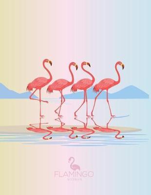 Notebook: Flamingo cover and Dot pages, Extra large (8.5 x 11) inches, 110 pages, notebooks and journals