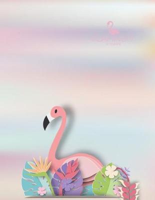 Notebook: Flamingo cover and Dot pages, Extra large (8.5 x 11) inches, 110 pages, notebooks and journals