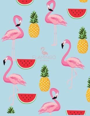 Notebook: Flamingo cover and Dot pages, Extra large (8.5 x 11) inches, 110 pages, notebooks and journals