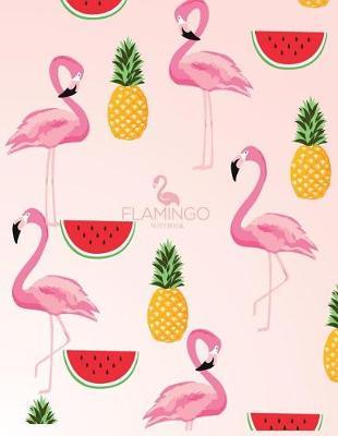 Notebook: Flamingo cover and Dot pages, Extra large (8.5 x 11) inches, 110 pages, notebooks and journals