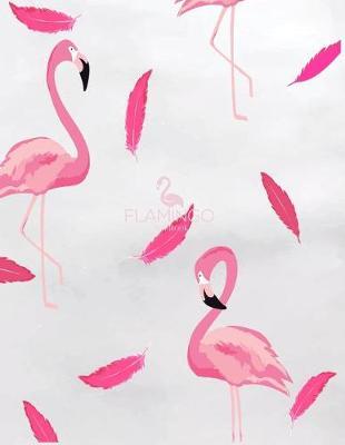 Notebook: Flamingo cover and Dot pages, Extra large (8.5 x 11) inches, 110 pages, notebooks and journals