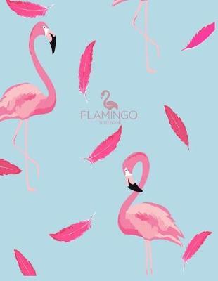 Notebook: Flamingo cover and Dot pages, Extra large (8.5 x 11) inches, 110 pages, notebooks and journals