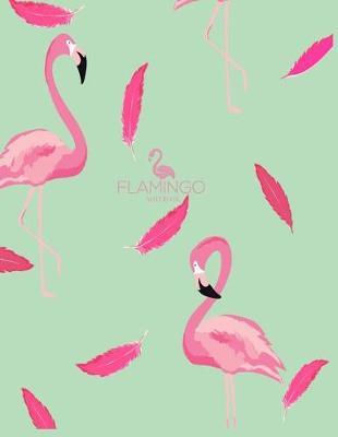 Notebook: Flamingo cover and Dot pages, Extra large (8.5 x 11) inches, 110 pages, notebooks and journals