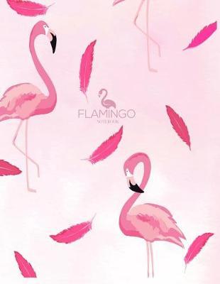 Notebook: Flamingo cover and Dot pages, Extra large (8.5 x 11) inches, 110 pages, notebooks and journals