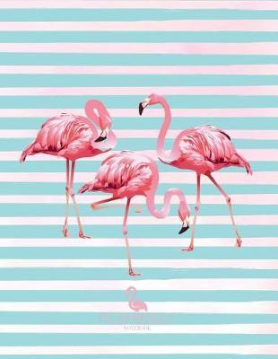 Notebook: Flamingo cover and Dot pages, Extra large (8.5 x 11) inches, 110 pages, notebooks and journals