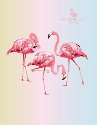 Notebook: Flamingo cover and Dot pages, Extra large (8.5 x 11) inches, 110 pages, notebooks and journals