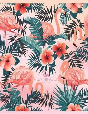 Notebook: Flamingo cover and Dot pages, Extra large (8.5 x 11) inches, 110 pages, notebooks and journals