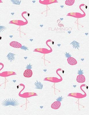 Notebook: Flamingo cover and Dot pages, Extra large (8.5 x 11) inches, 110 pages, notebooks and journals