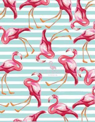 Notebook: Flamingo cover and Dot pages, Extra large (8.5 x 11) inches, 110 pages, notebooks and journals