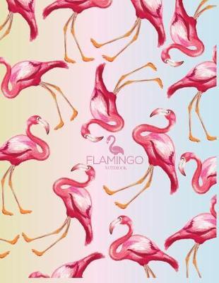Notebook: Flamingo cover and Dot pages, Extra large (8.5 x 11) inches, 110 pages, notebooks and journals