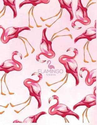 Notebook: Flamingo cover and Dot pages, Extra large (8.5 x 11) inches, 110 pages, notebooks and journals