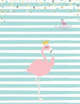 Notebook: Flamingo cover and Dot pages, Extra large (8.5 x 11) inches, 110 pages, notebooks and journals