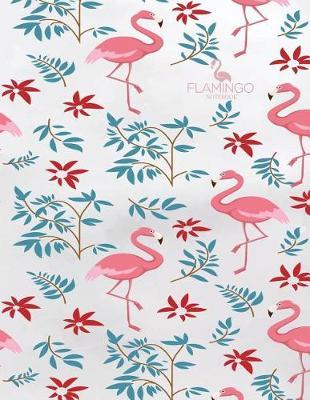 Notebook: Flamingo cover and Dot pages, Extra large (8.5 x 11) inches, 110 pages, notebooks and journals