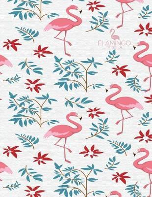 Notebook: Flamingo cover and Dot pages, Extra large (8.5 x 11) inches, 110 pages, notebooks and journals