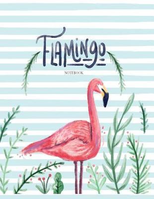 Notebook: Flamingo cover and Dot pages, Extra large (8.5 x 11) inches, 110 pages, notebooks and journals