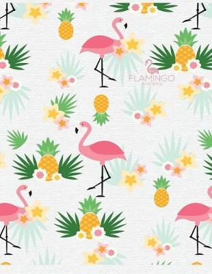 Notebook: Flamingo cover and Dot pages, Extra large (8.5 x 11) inches, 110 pages, notebooks and journals