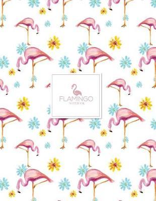 Notebook: Flamingo cover and Dot pages, Extra large (8.5 x 11) inches, 110 pages, notebooks and journals