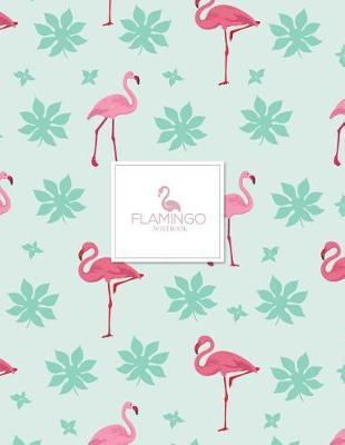 Notebook: Flamingo cover and Dot pages, Extra large (8.5 x 11) inches, 110 pages, notebooks and journals