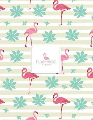 Notebook: Flamingo cover and Dot pages, Extra large (8.5 x 11) inches, 110 pages, notebooks and journals