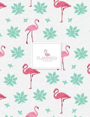Notebook: Flamingo cover and Dot pages, Extra large (8.5 x 11) inches, 110 pages, notebooks and journals