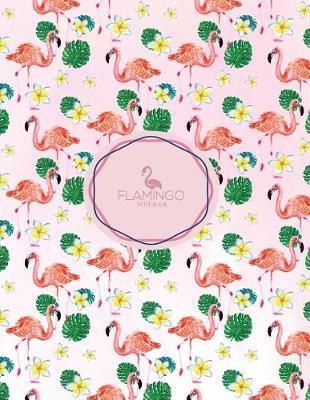 Notebook: Flamingo cover and Dot pages, Extra large (8.5 x 11) inches, 110 pages, notebooks and journals