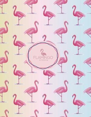 Notebook: Flamingo cover and Dot pages, Extra large (8.5 x 11) inches, 110 pages, notebooks and journals