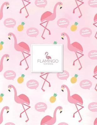 Notebook: Flamingo cover and Dot pages, Extra large (8.5 x 11) inches, 110 pages, notebooks and journals