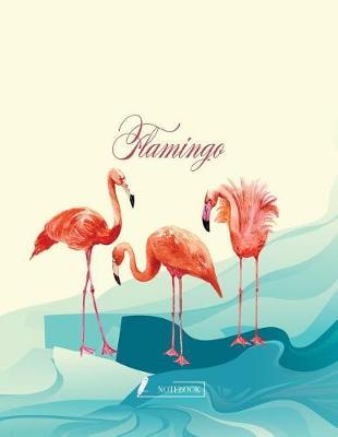 Notebook: Flamingo cover and Dot pages, Extra large (8.5 x 11) inches, 110 pages, notebooks and journals