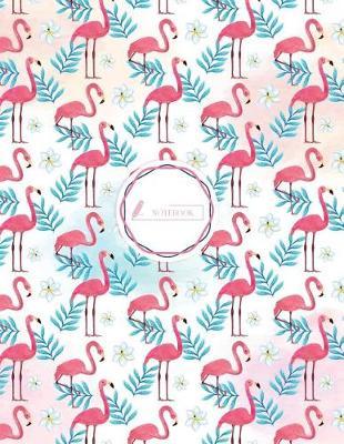 Notebook: Flamingo cover and Dot pages, Extra large (8.5 x 11) inches, 110 pages, notebooks and journals