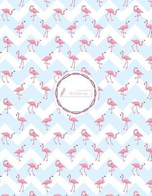 Notebook: Flamingo cover and Dot pages, Extra large (8.5 x 11) inches, 110 pages, notebooks and journals