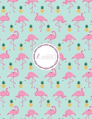 Notebook: Flamingo cover and Dot pages, Extra large (8.5 x 11) inches, 110 pages, notebooks and journals