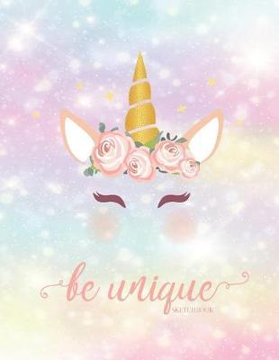 Sketch book: Unicorn lover cover (8.5 x 11) inches 110 pages, Blank Unlined Paper for Sketching, Drawing, Whiting, Journaling & Doodling