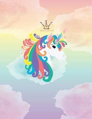 Sketch book: Unicorn lover cover (8.5 x 11) inches 110 pages, Blank Unlined Paper for Sketching, Drawing, Whiting, Journaling & Doodling
