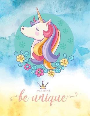 Sketch book: Unicorn lover cover (8.5 x 11) inches 110 pages, Blank Unlined Paper for Sketching, Drawing, Whiting, Journaling & Doodling