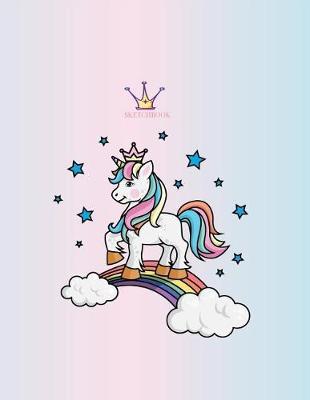 Sketch book: Unicorn lover cover (8.5 x 11) inches 110 pages, Blank Unlined Paper for Sketching, Drawing, Whiting, Journaling & Doodling