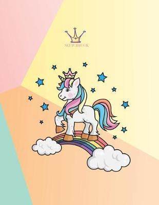 Sketch book: Unicorn lover cover (8.5 x 11) inches 110 pages, Blank Unlined Paper for Sketching, Drawing, Whiting, Journaling & Doodling