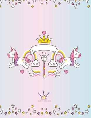 Sketch book: Unicorn lover cover (8.5 x 11) inches 110 pages, Blank Unlined Paper for Sketching, Drawing, Whiting, Journaling & Doodling