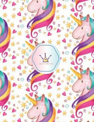 Sketch book: Unicorn lover cover (8.5 x 11) inches 110 pages, Blank Unlined Paper for Sketching, Drawing, Whiting, Journaling & Doodling