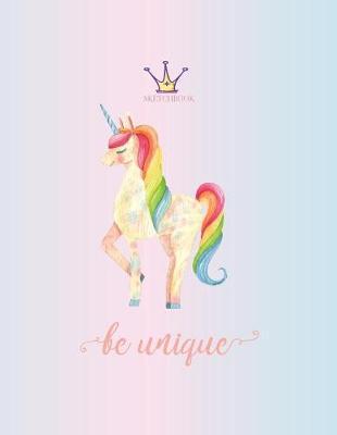Sketch book: Unicorn lover cover (8.5 x 11) inches 110 pages, Blank Unlined Paper for Sketching, Drawing, Whiting, Journaling & Doodling